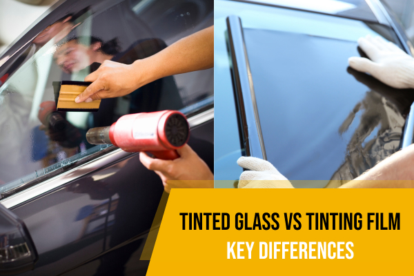 tinted glass vs tinting film key differences