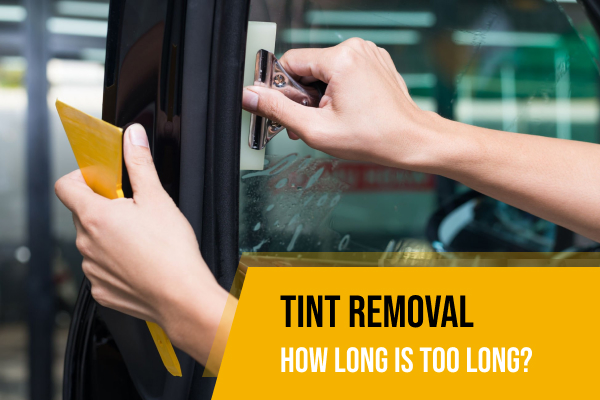 how long does it take to remove car window tint las vegas